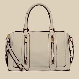 Michael Kors Satchel cream pebble leather MSRP$498